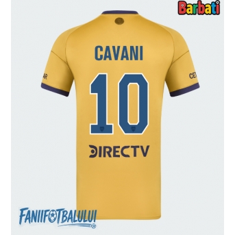 Boca Juniors Edinson Cavani #10 Tricou Fotbal Replică 2025-26 Barbati Deplasare